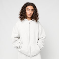 Urban Classics Fluffy Zip Hoody grau