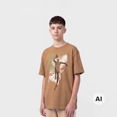 Jordan JDB MJ Retro Hangtime Short Sleeve Tee smeđa
