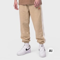 Jordan JDN MJ Air High-Brand-Read Open Hem Pants beige