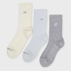 New Balance 3 PACK - Grey Patch Logo Seasonal Midcalf multicolor