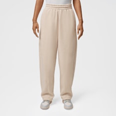 Jordan Brooklyn Fleece Wide-Leg Pant beige