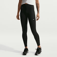 Nike   One Seamless Front High-Waisted Full-Length Leggings crna