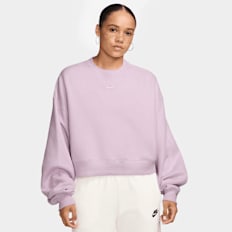 Nike   Studio Fleece Oversized Cropped Crew lichtroze