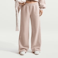 Nike   Studio Fleece Medium Weight Mid-Rise Wide Leg beż