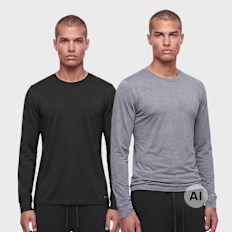 Nike   2 PACK - Ultra Comfort Long Sleeve Undershirt multicolore