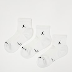Jordan 3 PACK - Everyday Elevated Ankle Socks blanc