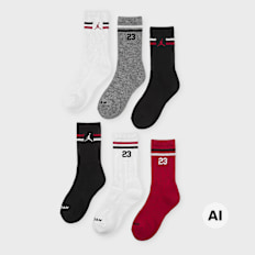 Jordan 6 PACK - Icon Stripe Crew multicolor