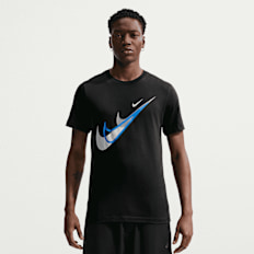 Nike   Tee Swoosh schwarz