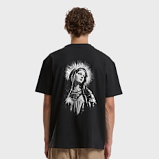 Mister Tee True Strength Mary Oversize Tee nero