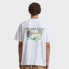 Mister Tee Mission Failed Oversize Tee weiß