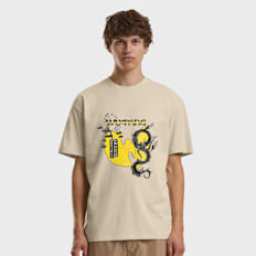 Mister Tee Wu Tang Dragon Oversize Tee beige