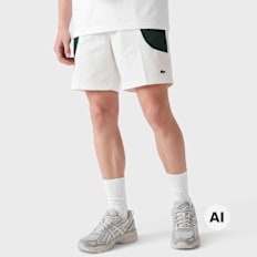 Lacoste Shorts warm grey wit