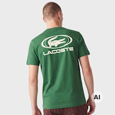 Lacoste T-SHIRTS & ROLLIS green Weiss
