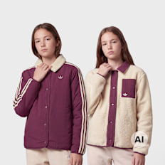 adidas Originals REVERSIBLE JKT maroon/Khaki three Nero