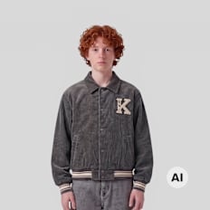 Decibel Cropped Jacket with Belt szary