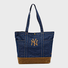 New Era SUEDE DENIM TOTE NEW YORK YANKEES navy bleu