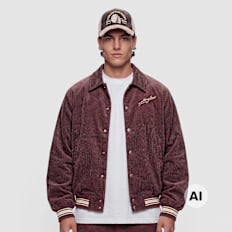 Karl Kani Corduroy Oversized College Jacket braun