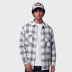Karl Kani Kani Jeans Check Flannel Oversized Shirt blauw