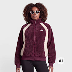 adidas Originals Sherpa Jacket rood