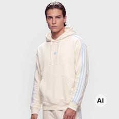 adidas Originals Graphic Fleece Hoodie beige