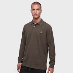 Polo Ralph Lauren LSKCCMSLM2-LONG SLEEVE-KNIT nutmeg brown/c8663 castanho