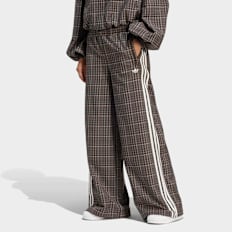 adidas Originals Loose Check Trackpant brun