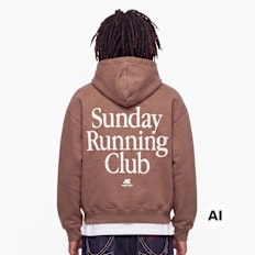 Another Cotton Lab SRC Washed Hoodie bruin