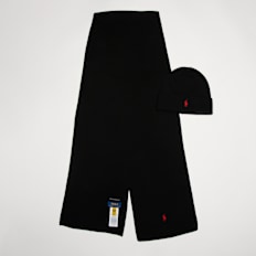 Polo Ralph Lauren HATSCARFGBOX-COLD WEATHER-HAT POLO BLACK noir
