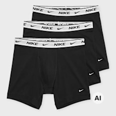 Nike 3 PACK - Essential Cotton Stretch Boxer schwarz