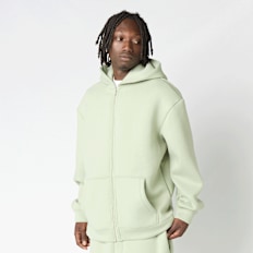 Urban Classics Heavy Scuba Zip Hoody verde