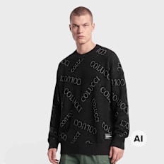 Colucci Knit Logo Sweater zwart