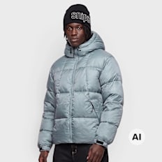 K1X Tag Logo Shiny Puffer iceblue niebieski