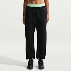 Nike Studio Fleece Medium Weight High-Rise Oversized Cuffed Pants czarny