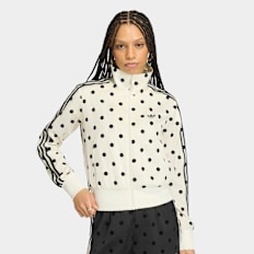 adidas Originals Satin Polka Dots Track Top bege