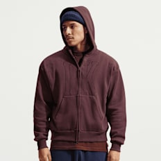 Nike Solo Full-Zip Graphic Hoodie crvena