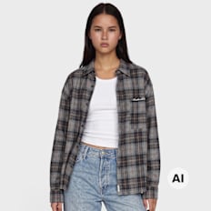Another Cotton Lab Flannel Shirt siva