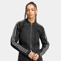 adidas Originals SST Denim Track Top schwarz