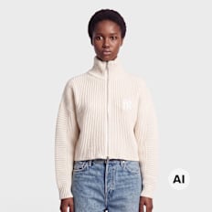 New Era Cropped Knit bež