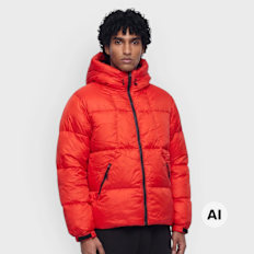 zəяo si:x nœf ZSN Puffer Jacket vermelho