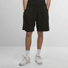 Urban Classics Acid Washed Musselin Shorts schwarz