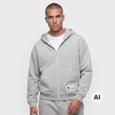 Champion Hooded Full Zip Sweatshirt gris