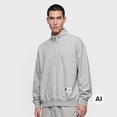 Champion Half Zip Sweatshirt grijs