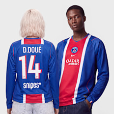 Nike   Doué / No. 14 / PSG Dri-FIT Jersey Longsleeve Home Stadium plava