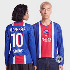 Nike Dembélé / No. 10 / PSG Dri-FIT Jersey Longsleeve Home Stadium bleu