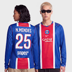 Nike   N.Mendes / No. 25 / PSG Dri-FIT Jersey Longsleeve Home Stadium bleu