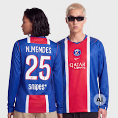 Nike N.Mendes / No. 25 / PSG Dri-FIT Jersey Longsleeve Home Stadium bleu