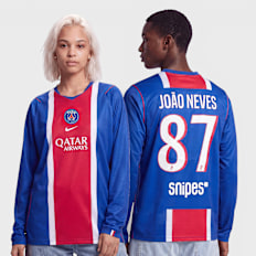 Nike   Neves / No. 87 / PSG Dri-FIT Jersey Longsleeve Home Stadium plava