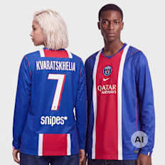 Nike Kvaratskhelia / No. 7 / PSG Dri-FIT Jersey Longsleeve Home Stadium azul