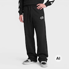 Off-White Diagonal Open Hem Jogger Pants preto