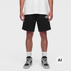 Off-White Diagonal Open Hem Jogger Shorts nero